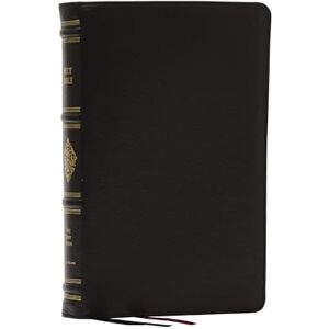 Thomas Nelson KJV, Personal Size Reference Bible, Sovereign Collection, Black Premium Goatskin Leather, Premier Collection, Comfort Print: Holy Bible, King James Version Thomas Nelson KJV, Personal Size Reference Bible, Sovereign Collection, Black Premium Goatskin Leather, Premier Collection, Comfort Print: Holy Bible, King James Version