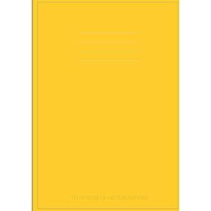Publishing, Chbani Yellow Notebook Half Plain Half Lined: Top plain and Bottom 20 mm Wide Line Ruled Exercise Book 80 Pages School Notebook A4 Half Blank Half Lined Paper for Children & Kids Publishing, Chbani Yellow Notebook Half Plain Half Lined: Top plain and Bottom 20 mm Wide Line Ruled Exercise Book 80 Pages School Notebook A4 Half Blank Half Lined Paper for Children & Kids