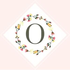Journals, Midnight O: Cute Monogram Initial “O” Hardcover Notebook/Journal for Women, Girls and Kids, Pink Floral, Lined Memo Notepad with Date (6in x 9 in, 120 pages) Journals, Midnight O: Cute Monogram Initial “O” Hardcover Notebook/Journal for Women, Girls and Kids, Pink Floral, Lined Memo Notepad with Date (6in x 9 in, 120 pages)