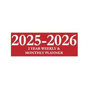 Owen, Cynthia 2025-2026 2 Year Weekly & Monthly Planner: Red 6x9 Hardcover Edition, 2 Year Daily, Weekly, and Monthly, with To-do List and Notes Section Owen, Cynthia 2025-2026 2 Year Weekly & Monthly Planner: Red 6x9 Hardcover Edition, 2 Year Daily, Weekly, and Monthly, with To-do List and Notes Section