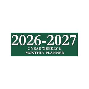 Owen, Cynthia 2026-2027 2-Year Weekly & Monthly Planner: Green 6x9 Hardcover Organizer with To-Do Lists, Notes, and Calendar Pages Owen, Cynthia 2026-2027 2-Year Weekly & Monthly Planner: Green 6x9 Hardcover Organizer with To-Do Lists, Notes, and Calendar Pages