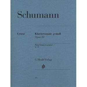 Schumann, Robert Piano Sonata g minor with original last movement op. 22 piano (HN 331) Schumann, Robert Piano Sonata g minor with original last movement op. 22 piano (HN 331)