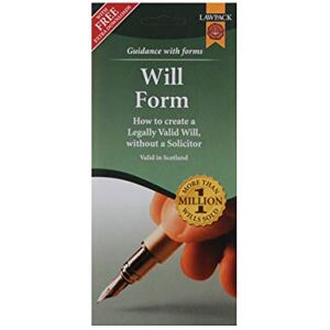 Lawpack Last Will & Testament Form Pack: How to Create a Legally Valid Will, without a Solicitor in Scotland (Cover may vary) Lawpack Last Will & Testament Form Pack: How to Create a Legally Valid Will, without a Solicitor in Scotland (Cover may vary)