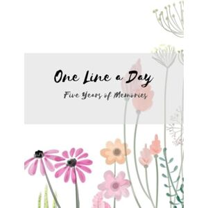Books, Me One Line a Day: Five Years of Memories: Meadow Flowers 5 Year Journal, Daily Journal, Yearly Journal, Memory Journal Books, Me One Line a Day: Five Years of Memories: Meadow Flowers 5 Year Journal, Daily Journal, Yearly Journal, Memory Journal