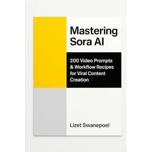Swanepoel, Lizet Mastering Sora AI: 200 Video Prompts & Workflow Recipes for Viral Content Creation: The Complete Toolkit for Teachers, Marketers & Creators — Generate Stunning AI Videos, Save Hours, and Monetize with Swanepoel, Lizet Mastering Sora AI: 200 Video Prompts & Workflow Recipes for Viral Content Creation: The Complete Toolkit for Teachers, Marketers & Creators — Generate Stunning AI Videos, Save Hours, and Monetize with