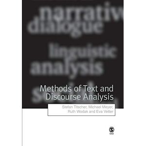 Titscher, Stefan Methods of Text and Discourse Analysis Titscher, Stefan Methods of Text and Discourse Analysis