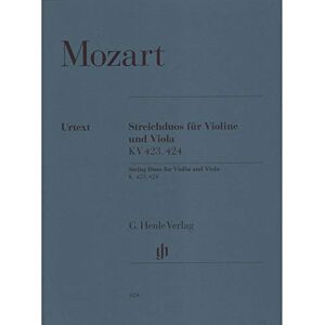 Wolfgang Amadeus Mozart Mozart: String Duos violin and viola Henle (HN 624) Wolfgang Amadeus Mozart Mozart: String Duos violin and viola Henle (HN 624)