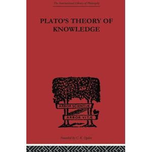 Cornford, Francis MacDonald MacDonald Plato's Theory of Knowledge (International Library of Philosophy) Cornford, Francis MacDonald MacDonald Plato's Theory of Knowledge (International Library of Philosophy)