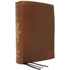Thomas Nelson NASB, MacArthur Study Bible, 2nd Edition, Premium Goatskin Leather, Brown, Premier Collection, Comfort Print: Unleashing God's Truth One Verse at a Time Thomas Nelson NASB, MacArthur Study Bible, 2nd Edition, Premium Goatskin Leather, Brown, Premier Collection, Comfort Print: Unleashing God's Truth One Verse at a Time