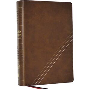 Thomas Nelson KJV, Word Study Reference Bible, Leathersoft, Brown, Red Letter, Comfort Print: 2,000 Keywords that Unlock the Meaning of the Bible Thomas Nelson KJV, Word Study Reference Bible, Leathersoft, Brown, Red Letter, Comfort Print: 2,000 Keywords that Unlock the Meaning of the Bible