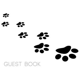 Trendy Visitor Designs Guest Book: Pet Paw Dog Print For Animal Lovers Visitor Sign In Book With Postal Address and Email Column Compact and Small Soft Cover To Suit Any Home Trendy Visitor Designs Guest Book: Pet Paw Dog Print For Animal Lovers Visitor Sign In Book With Postal Address and Email Column Compact and Small Soft Cover To Suit Any Home