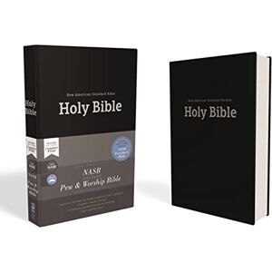 Zondervan NASB, Church Bible (Pew Bible), Hardcover, Black, 1995 Text, Comfort Print Zondervan NASB, Church Bible (Pew Bible), Hardcover, Black, 1995 Text, Comfort Print