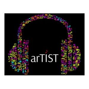 Co, Wild Fox and arTIST NoteBook: Funky little black notebook with headphone icon on front cover filled with liquified colourful musical notes with "arTIST". Designed ... creatives, anyone who loves music & art.. Co, Wild Fox and arTIST NoteBook: Funky little black notebook with headphone icon on front cover filled with liquified colourful musical notes with "arTIST". Designed ... creatives, anyone who loves music & art..