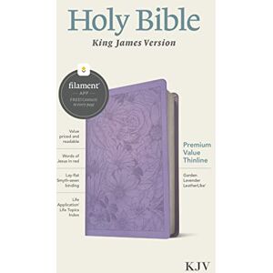 Tyndale KJV Premium Value Thinline Bible, Filament Enabled Edition (: King James Version, Garden Lavender, Leatherlike, Thinline Reference, Filament Enabled Tyndale KJV Premium Value Thinline Bible, Filament Enabled Edition (: King James Version, Garden Lavender, Leatherlike, Thinline Reference, Filament Enabled