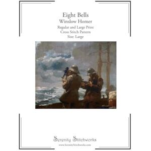 Stitchworks, Serenity Eight Bells Cross Stitch Pattern – Winslow Homer – Large Size Edition: Regular and Large Print Cross Stitch Pattern Stitchworks, Serenity Eight Bells Cross Stitch Pattern – Winslow Homer – Large Size Edition: Regular and Large Print Cross Stitch Pattern