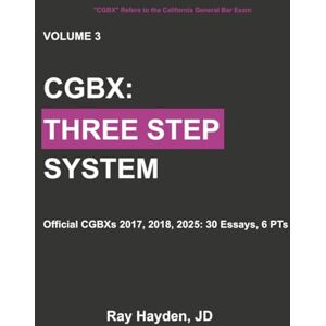 Hayden, Ray CGBX: Three Step System: Official CGBXs 2017, 2018, 2025: 30 Essays and 6 PTs Hayden, Ray CGBX: Three Step System: Official CGBXs 2017, 2018, 2025: 30 Essays and 6 PTs