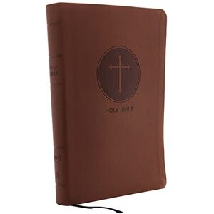 Thomas Nelson KJV Holy Bible: Giant Print with 53,000 Cross References, Brown Leathersoft, Red Letter, Comfort Print: King James Version: Holy Bible, King James Version Thomas Nelson KJV Holy Bible: Giant Print with 53,000 Cross References, Brown Leathersoft, Red Letter, Comfort Print: King James Version: Holy Bible, King James Version