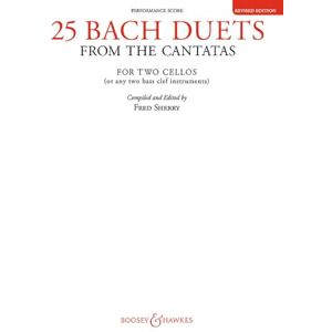 J.S. Bach 25 Bach Duets from the Cantatas for two cellos (BHI 10651): Two Cellos Performance Score J.S. Bach 25 Bach Duets from the Cantatas for two cellos (BHI 10651): Two Cellos Performance Score