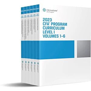 CFA Institute 2023 CFA Program Curriculum Level I Box Set CFA Institute 2023 CFA Program Curriculum Level I Box Set