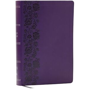 Thomas Nelson NKJV Giant Print End-of-Verse Reference Bible, Purple Leathersoft, Red Letter, Comfort Print: Holy Bible Thomas Nelson NKJV Giant Print End-of-Verse Reference Bible, Purple Leathersoft, Red Letter, Comfort Print: Holy Bible