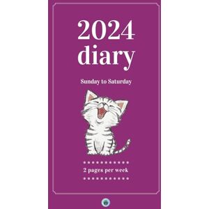 Bailey, Morgen 2024 Diary ~ Sunday to Saturday (cat): Sunday to Saturday diary – 2 pages per week ~ 141 pages ~ A5 size (Morgen Bailey's Dated Diaries) Bailey, Morgen 2024 Diary ~ Sunday to Saturday (cat): Sunday to Saturday diary – 2 pages per week ~ 141 pages ~ A5 size (Morgen Bailey's Dated Diaries)