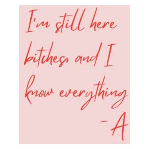 Murray, Shannon Kate Pretty Little Liars Paperback Notebook: I’m Still Here Bitches, and I Know Everything -A Murray, Shannon Kate Pretty Little Liars Paperback Notebook: I’m Still Here Bitches, and I Know Everything -A