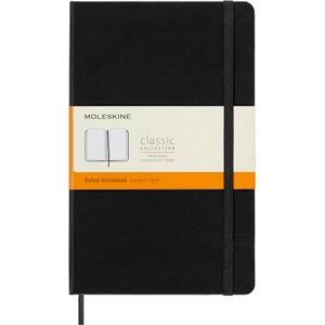 Moleskine Classic Notebook, Large, Ruled, Black, Hard Cover (5 X 8.25) Moleskine Classic Notebook, Large, Ruled, Black, Hard Cover (5 X 8.25)