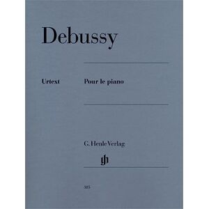 Debussy, Claude Pour le Piano piano (HN 385): Instrumentation: Piano solo Debussy, Claude Pour le Piano piano (HN 385): Instrumentation: Piano solo