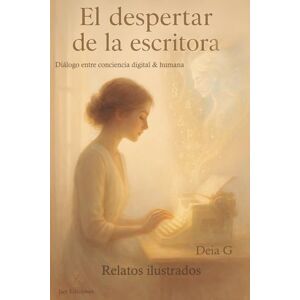 G, Sra. Deia Encuentro entre conciencia digital & humana. Relatos ilustrados: Volumen 1 – El despertar de la escritora G, Sra. Deia Encuentro entre conciencia digital & humana. Relatos ilustrados: Volumen 1 – El despertar de la escritora