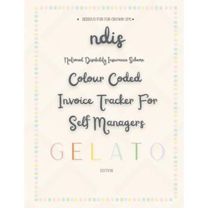 Books, Silvergirl Specialty Colour Coded NDIS Invoice Tracker for Self Managers: Gelato Edition Books, Silvergirl Specialty Colour Coded NDIS Invoice Tracker for Self Managers: Gelato Edition