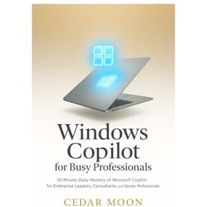Moon, Cedar Windows Copilot for Busy Professionals: 30-Minute Daily Mastery of Microsoft Copilot for Enterprise Leaders, Consultants, and Senior Professionals Moon, Cedar Windows Copilot for Busy Professionals: 30-Minute Daily Mastery of Microsoft Copilot for Enterprise Leaders, Consultants, and Senior Professionals