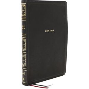 Thomas Nelson NKJV Holy Bible, Giant Print Thinline Bible, Black Leathersoft, Thumb Indexed, Red Letter, Comfort Print: New King James Version: Holy Bible, New King James Version Thomas Nelson NKJV Holy Bible, Giant Print Thinline Bible, Black Leathersoft, Thumb Indexed, Red Letter, Comfort Print: New King James Version: Holy Bible, New King James Version