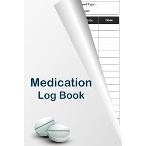 Creative Labs Medication Log Book: Daily Medication Record Book Portable Size (6x9), 110 Pages Creative Labs Medication Log Book: Daily Medication Record Book Portable Size (6x9), 110 Pages