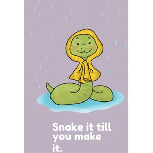 Illustration, Lilo Snake it till you make it notebook A5 journal lined pages paperback notebook cute travel journal spooky journal kawaii journal exercise ... cute notebook snake stationary snake book Illustration, Lilo Snake it till you make it notebook A5 journal lined pages paperback notebook cute travel journal spooky journal kawaii journal exercise ... cute notebook snake stationary snake book