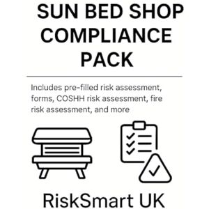 Lee Sun Bed Shop Safety Compliance Workbook – Pre-Filled Risk Assessments, COSHH, Fire Safety (Small Business Compliance UK) Lee Sun Bed Shop Safety Compliance Workbook – Pre-Filled Risk Assessments, COSHH, Fire Safety (Small Business Compliance UK)