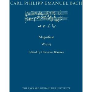 Bach, Carl Philipp Emanuel Magnificat, Wq 215: 4 (CPEB:CW Offprints) Bach, Carl Philipp Emanuel Magnificat, Wq 215: 4 (CPEB:CW Offprints)
