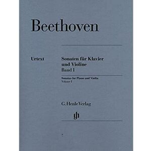 Beethoven, Ludwig van Sonatas for Piano and Violin Vol. 1 piano and violin (HN 7) Beethoven, Ludwig van Sonatas for Piano and Violin Vol. 1 piano and violin (HN 7)
