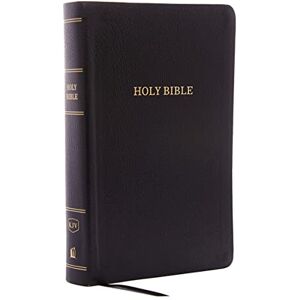 Thomas Nelson KJV Holy Bible: Personal Size Giant Print with 43,000 Cross References, Black Bonded Leather, Red Letter, Comfort Print (Thumb Indexed): King James Version: Holy Bible, King James Version Thomas Nelson KJV Holy Bible: Personal Size Giant Print with 43,000 Cross References, Black Bonded Leather, Red Letter, Comfort Print (Thumb Indexed): King James Version: Holy Bible, King James Version
