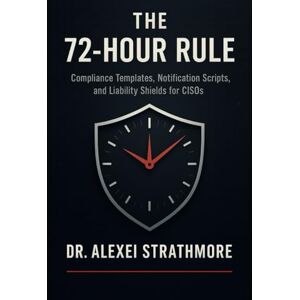 Strathmore, Dr. Alexei The 72-Hour Rule: The Cyber-Incident Reporting Manual (NIS2 + SEC CYR 2026): Compliance Templates, Notification Scripts, and Liability Shields for CISOs Strathmore, Dr. Alexei The 72-Hour Rule: The Cyber-Incident Reporting Manual (NIS2 + SEC CYR 2026): Compliance Templates, Notification Scripts, and Liability Shields for CISOs