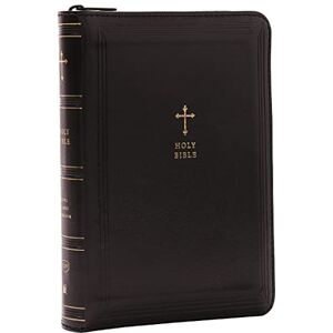 Thomas Nelson KJV Holy Bible: Compact with 43,000 Cross References, Black Leathersoft with zipper, Red Letter, Comfort Print: King James Version: Holy Bible, King James Version Thomas Nelson KJV Holy Bible: Compact with 43,000 Cross References, Black Leathersoft with zipper, Red Letter, Comfort Print: King James Version: Holy Bible, King James Version