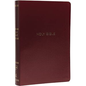 Thomas Nelson NKJV, Reference Bible, Center-Column Giant Print, Leather-Look, Burgundy, Red Letter Edition, Comfort Print Imitation Leather Thomas Nelson NKJV, Reference Bible, Center-Column Giant Print, Leather-Look, Burgundy, Red Letter Edition, Comfort Print Imitation Leather