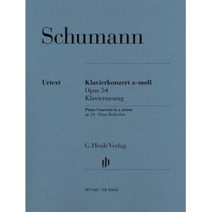 Schumann, Robert Piano concerto op.54 Piano (HN 660): erste praktische Notenausgabe Schumann, Robert Piano concerto op.54 Piano (HN 660): erste praktische Notenausgabe