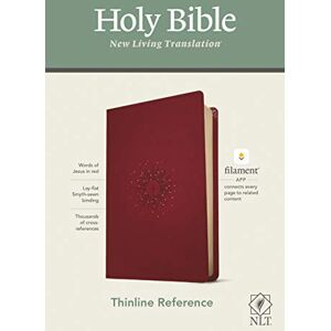 Tyndale NLT Thinline Reference Bible, Filament Enabled Edition (Red: New Living Translation, Thinline Reference Bible, Berry, Filament Enabled Edition, Red Letter, Leatherlike Tyndale NLT Thinline Reference Bible, Filament Enabled Edition (Red: New Living Translation, Thinline Reference Bible, Berry, Filament Enabled Edition, Red Letter, Leatherlike