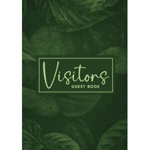three over eight classic Visitors Guest Book: Welcome Sign in Book for Hotels, B&B, Airbnb, VRBO, Guest Houses, Motels, Cabin, Countryside & Rural Cottages. 7x10" Hardcover Green Leaf Design three over eight classic Visitors Guest Book: Welcome Sign in Book for Hotels, B&B, Airbnb, VRBO, Guest Houses, Motels, Cabin, Countryside & Rural Cottages. 7x10" Hardcover Green Leaf Design