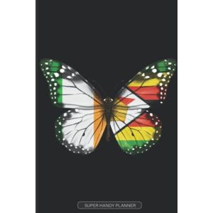 Country Planners, Popini Planner: Irish Zimbabwean Flag Combined Butterfly Flags Of Ireland Zimbabwe Country Planners, Popini Planner: Irish Zimbabwean Flag Combined Butterfly Flags Of Ireland Zimbabwe
