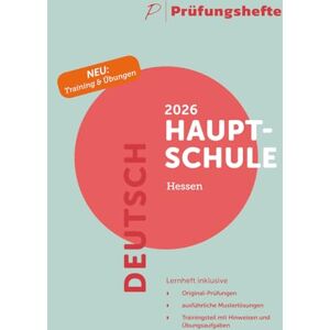 Verlag, Prüfungshefte Prüfungsheft & Training – 2026 Deutsch Hauptschule – Hessen – Original-Prüfungen und Lösungen Verlag, Prüfungshefte Prüfungsheft & Training – 2026 Deutsch Hauptschule – Hessen – Original-Prüfungen und Lösungen