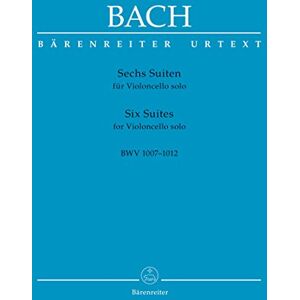Johann Sebastian Bach Six Suites for Violoncello solo BWV 1007-1012 Johann Sebastian Bach Six Suites for Violoncello solo BWV 1007-1012
