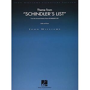 John Williams Theme from Schindler's List. Cello And Accomp..: For Cello and Piano John Williams Theme from Schindler's List. Cello And Accomp..: For Cello and Piano