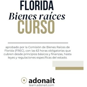 Zaltzberg, Alberto Florida Bienes raíces Asociado de ventas: Curso de pre licencia de 63 horas (Real estate + Spanish version) Zaltzberg, Alberto Florida Bienes raíces Asociado de ventas: Curso de pre licencia de 63 horas (Real estate + Spanish version)