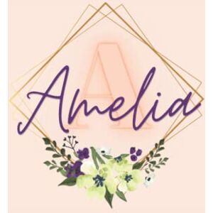 Publishing, Flamingos In Space Girl Name Amelia Notebook Stationary Supplies for Kids Teens Girls Women Journal School Notepad 100 Pages White Blank Lined 6x9' Flower Colourful Adorable Design Gift Present Publishing, Flamingos In Space Girl Name Amelia Notebook Stationary Supplies for Kids Teens Girls Women Journal School Notepad 100 Pages White Blank Lined 6x9' Flower Colourful Adorable Design Gift Present